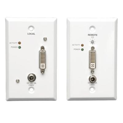 B140-1A1-WP DVI over Cat5 Active Extender Wallplate Kit - video extender