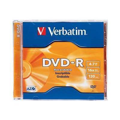 Verbatim 95051 DVD R 4.7 GB 16x jewel case