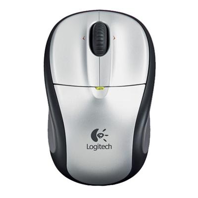 M305 Wireless Optical Mouse - Silver - Refurbished