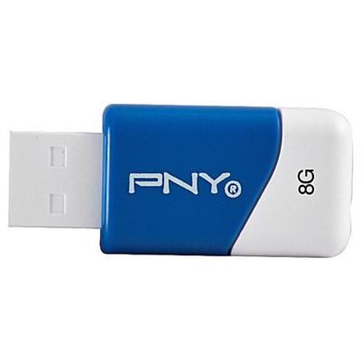 Compact Attaché 8GB USB 2.0 Flash Drive - Blue