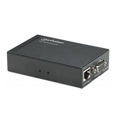 Manhattan 177344 VGA Cat5/5e/6 Extender - Extends video and audio signals up to 300m (984ft) Manhattan 177344 VGA Cat5/5e/6 Extender - Extends video and audio signals up to 300m (984ft)