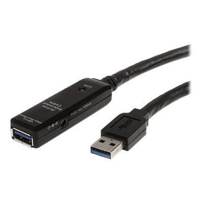 StarTech.com USB3AAEXT3M 3m USB 3.0 Active Extension Cable M F USB extension cable USB Type A M to USB Type A F USB 3.0 10 ft active black f