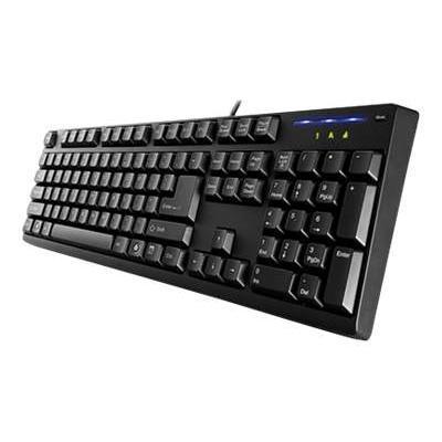 Buslink Media KR 6260 BK I Rocks KR 6260 BK 24 Keys Anti Ghosting Gaming Keyboard Keyboard PS 2 USB black