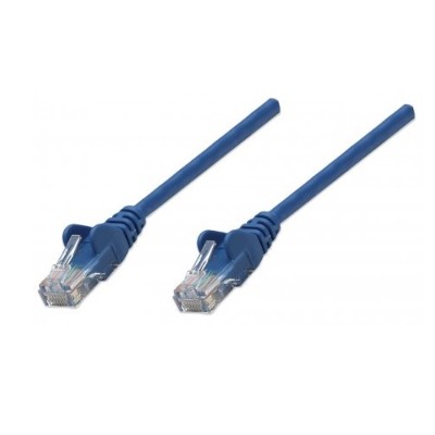 Intellinet Network Solutions 342582 5ft Cat6 RJ 45 Male RJ 45 Male UTP Network Patch Cable Blue