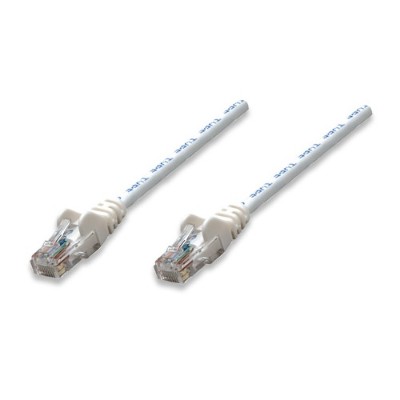 Intellinet Network Solutions 320702 14ft Cat5e RJ 45 Male RJ 45 Male UTP Patch Cable White