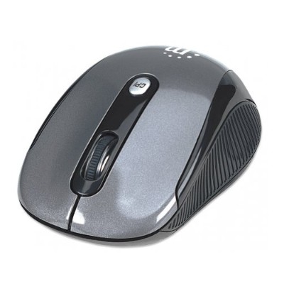Manhattan 177795 Performance Wireless Optical Mouse USB Four Buttons with Scroll Wheel 2000dpi