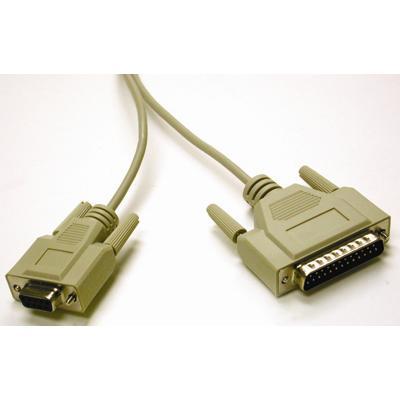 Cables To Go 02447 Serial adapter - DB-25 (M) to DB-9 (F) - 1 ft - beige Cables To Go 02447 Serial adapter - DB-25 (M) to DB-9 (F) - 1 ft - beige