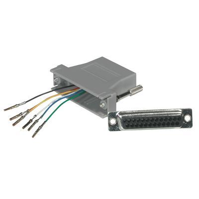 Cables To Go 02934 Network adapter - RJ-45 (F) to DB-25 (M) - gray Cables To Go 02934 Network adapter - RJ-45 (F) to DB-25 (M) - gray