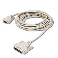 Cables To Go 03020 Serial cable DB 25 M to DB 9 F 10 ft white