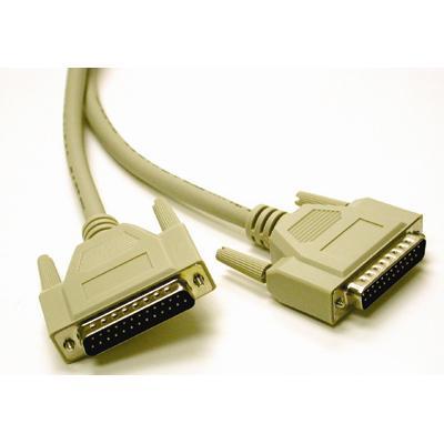 Cables To Go 06105 Parallel cable - DB-25 (M) to DB-25 (M) - 20 ft - white Cables To Go 06105 Parallel cable - DB-25 (M) to DB-25 (M) - 20 ft - white