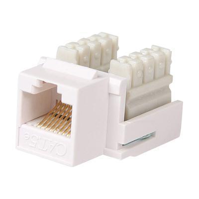 StarTech.com KEYSTONE110W Keystone jack - RJ-45 - white StarTech.com KEYSTONE110W Keystone jack - RJ-45 - white