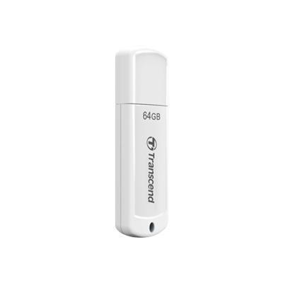 Transcend TS64GJF370 JetFlash 370 - USB flash drive - 64 GB - USB 2.0 - white Transcend TS64GJF370 JetFlash 370 - USB flash drive - 64 GB - USB 2.0 - white