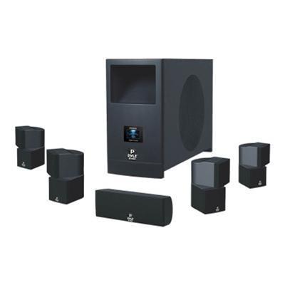 Pyle PHSA5 5.1 Home Theater Speaker System With Active Subwoofer and Five Satellite Speakers Pyle PHSA5 5.1 Home Theater Speaker System With Active Subwoofer and Five Satellite Speakers