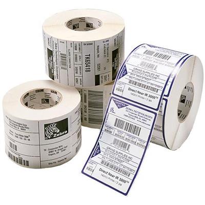Zebra Tech 10015347 Z Select 4000D Paper acrylic adhesive coated perforated 4 in x 6 in 5700 label s 12 roll s x 475 labels for TLP 28XX GK Ser