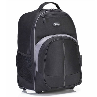 Targus TSB750US Compact Rolling Backpack Carrying backpack 16 black