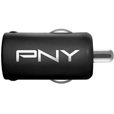 PNY P P DC UF K01 GE Rapid Universal USB Car Charger for iPhone iPad Smartphones 2.1 Amps Black