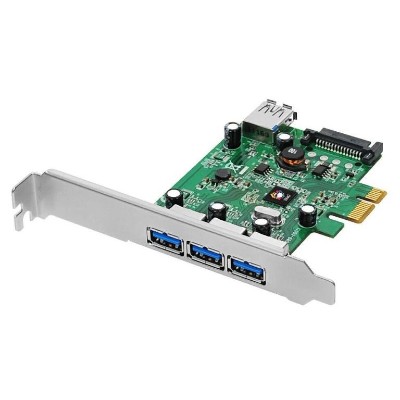 SIIG JU P40212 S1 DP USB 3.0 4 Port PCIe i e USB adapter PCIe USB USB 2.0 USB 3.0 4 ports