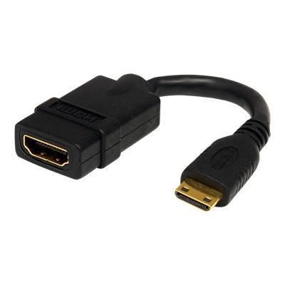 StarTech.com HDACFM5IN 5in High Speed HDMI Adapter Cable HDMI to HDMI Mini F M