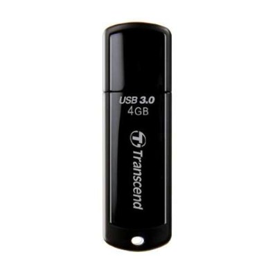 Transcend TS4GJF700 JetFlash 700 - USB flash drive - encrypted - 4 GB - USB 3.0 - black Transcend TS4GJF700 JetFlash 700 - USB flash drive - encrypted - 4 GB - USB 3.0 - black