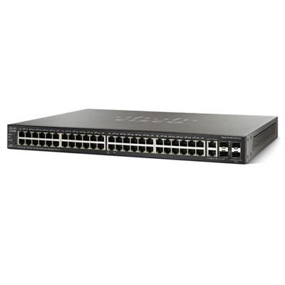 Cisco SF500 48 K9 NA Small Business SF500 48 Switch managed 48 x 10 100 2 x combo Gigabit SFP 2 x SFP rack mountable