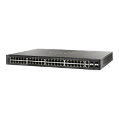 Cisco SF500 48P K9 NA Small Business SF500 48P Switch managed 48 x 10 100 PoE 2 x combo Gigabit SFP 2 x SFP rack mountable PoE