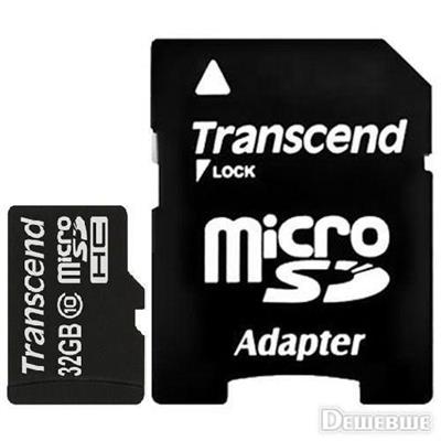 Transcend Ts32gusdhc10 Flash Memory Card - 32 Gb - Microsdhc