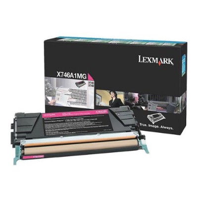Lexmark X746A1MG X746 X748 Magenta Return Program Toner Cartridge