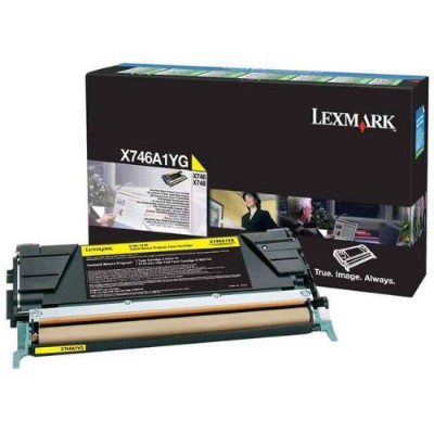 Lexmark X746A1YG X746 X748 Yellow Return Program Toner Cartridge