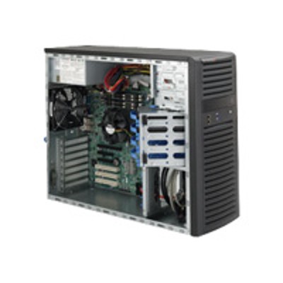 Super Micro CSE-732D4-903B SuperServer 5037A-i Intel Xeon E5-2600/16008 or 6 Core processor Workstation - Supports up to 256 GB DDR3 ECC Registered memory Supp Super Micro CSE-732D4-903B SuperServer 5037A-i Intel Xeon E5-2600/16008 or 6 Core processor Workstation - Supports up to 256 GB DDR3 ECC Registered memory Supp