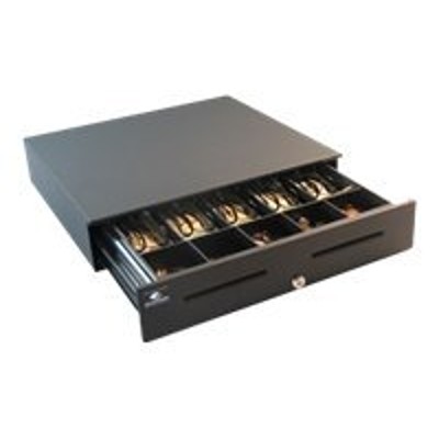 APG Cash Drawer JB480 1 BL1816 C Heavy Duty Cash Drawers Series 4000 1816 Electronic cash drawer black