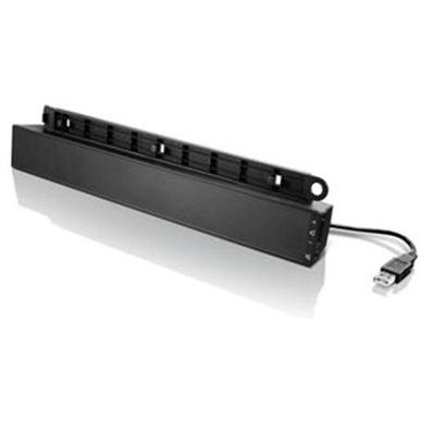 Lenovo 0A36190 USB Soundbar Speakers for PC USB 2.5 Watt total for ThinkPad Helix ThinkVision LT1712 LT1913 LT1952 LT1953 LT2013 LT2223 LT242
