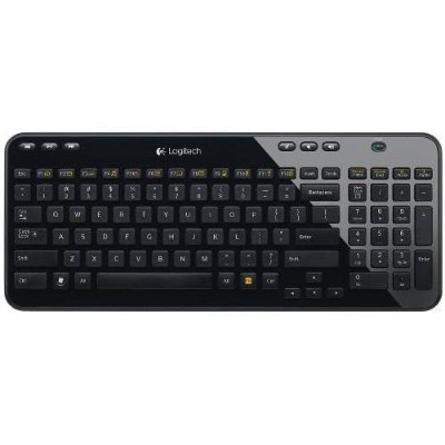 Logitech 920 004088 Wireless Keyboard K360 Keyboard wireless 2.4 GHz English glossy black