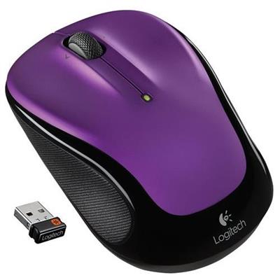 Logitech 910 003120 M325 Colour Collection Limited Edition mouse optical 3 buttons wireless 2.4 GHz USB wireless receiver vivid violet