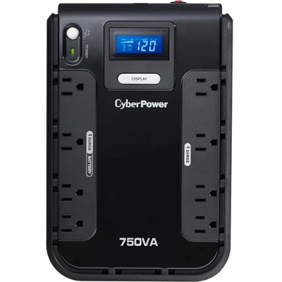 Cyberpower CP750LCD Intelligent LCD CP750LCD UPS 420 Watt 750 VA 7 Ah USB output connectors 8