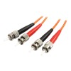 Fiber optic cables provide a higher quality signal over a greater distance