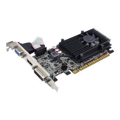 Evga 01G P3 2615 KR GeForce GT 610 Graphics card GF GT 610 1 GB DDR3 PCIe 2.0 x16 DVI D Sub HDMI