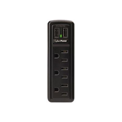 Cyberpower CSP300WU Professional Series CSP300WU Surge protector AC 125 V output connectors 3