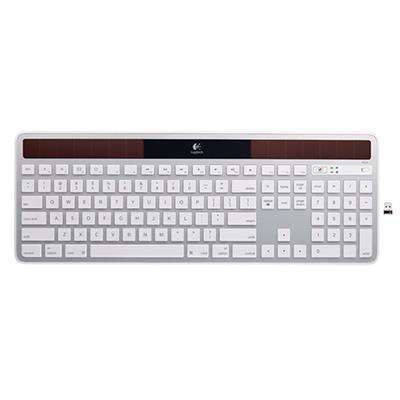 Logitech 920 003677 Wireless Solar Keyboard K750 for Mac Keyboard wireless 2.4 GHz English white