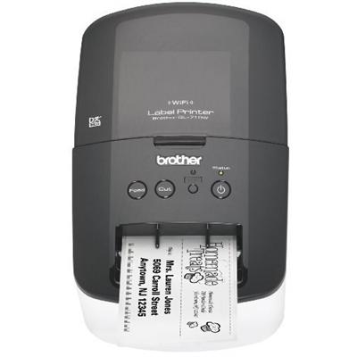 Brother QL 710W QL 710W Label printer thermal paper Roll 2.44 in 300 x 600 dpi up to 93 labels min USB Wi Fi n
