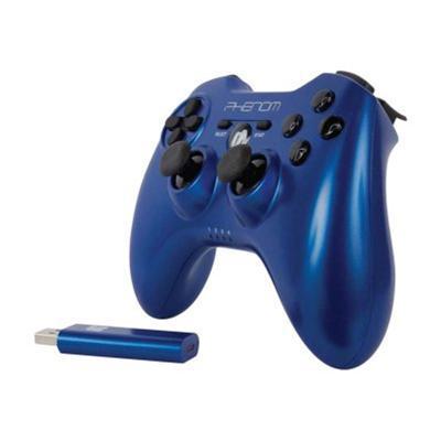 dreamGEAR DGPS3 3849 Phenom Wireless Controller Gamepad wireless 2.4 GHz blue for Sony PlayStation 3