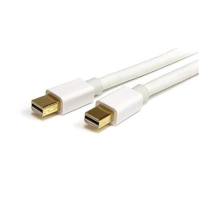 StarTech.com MDPMM2MW 2m White Mini DisplayPort 1.2 Cable M M Mini DisplayPort 4k DisplayPort cable Mini DisplayPort M to Mini DisplayPort M 6.6 ft