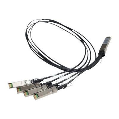 Hewlett Packard Enterprise JG329A X240 Direct Attach Copper Splitter Cable - Network cable - SFP+ to QSFP+ - 3.3 ft - for 5900AF-48 FlexFabric 1.92 11908 Hewlett Packard Enterprise JG329A X240 Direct Attach Copper Splitter Cable - Network cable - SFP+ to QSFP+ - 3.3 ft - for 5900AF-48 FlexFabric 1.92 11908