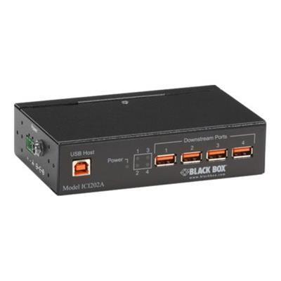 Black Box ICI202A Industrial Grade USB Hub Switch 4 x USB 2.0 desktop