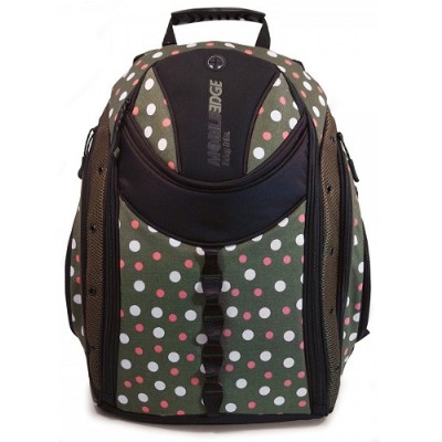 Mobile Edge MEBPE9D Express Backpack 16 Eco Friendly Green Dots