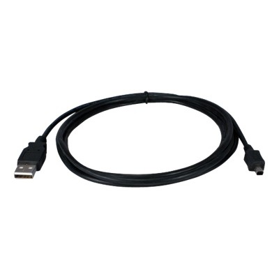 QVS CC2215M4 06 USB cable USB M to mini USB Type B M USB 2.0 OTG 6 ft black