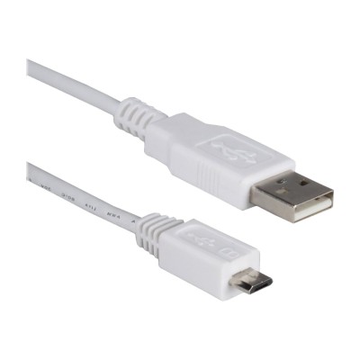 QVS USB1M 1M USB cable Micro USB Type B M to USB M USB 2.0 3.3 ft white