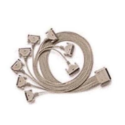 4-port DTE DB-9 Male RS-232 Fan-out Cable