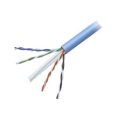 Belkin TAA704 1000BL P Bulk cable 1000 ft UTP CAT 6 plenum solid blue