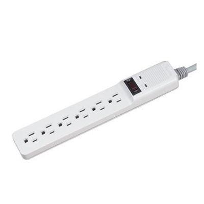 Fellowes 99012 Surge protector AC 110 V output connectors 6 white
