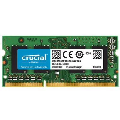 Crucial CT2G3S1067M DDR3 2 GB SO DIMM 204 pin 1066 MHz PC3 8500 CL7 1.5 V unbuffered non ECC for Apple iMac Early 2009 Late 2009 Mid 2009